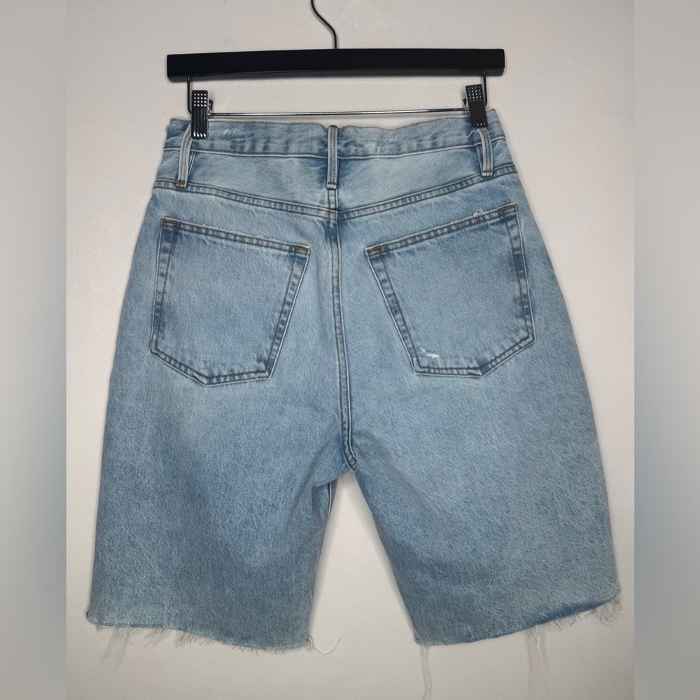 FRAME High Rise Bermuda Shorts - Picture 3 of 7